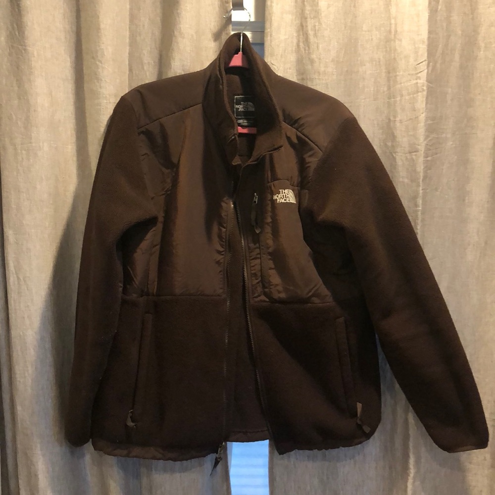 Chocolate brown North Face Full-Zip Fleece